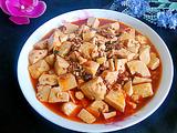 肉末酱烧豆腐
