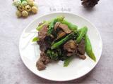 芥兰炒牛肉