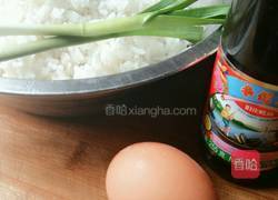 青蒜蚝油炒饭的做法图解1