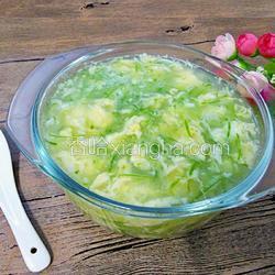 青瓜蛋花汤的做法 菜谱 香哈网