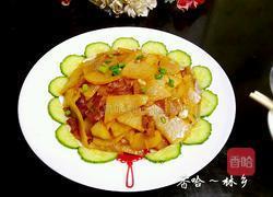 肥肉炒白萝卜的做法图解10