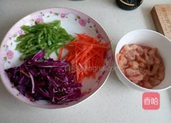 杂蔬鸡丝炒面的做法图解1
