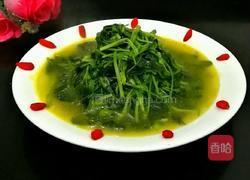 上汤金花菜的做法图解5