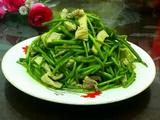 芦蒿炒肉丝