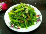 香芹炒肉丝