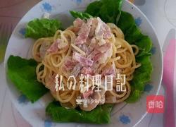 芝士奶油蘑菇培根意面（3人份）的做法图解10