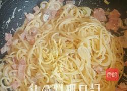 芝士奶油蘑菇培根意面（3人份）的做法图解8