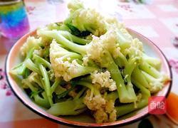 香芹炒菜花的做法图解7