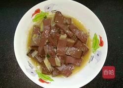 葱花炒红豆腐的做法图解6