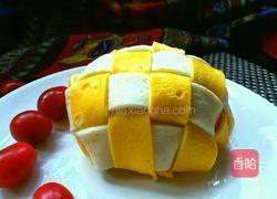 格子蛋包饭的做法图解1
