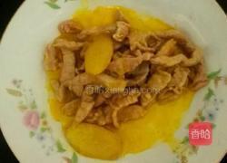 蘑菇炒肉的做法图解4
