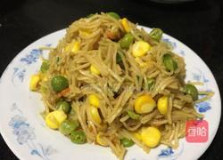 素炒虾子面的做法图解6
