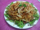 干明太鱼生拌菜丝