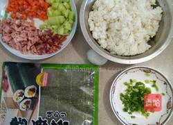 紫菜包炒饭的做法图解1