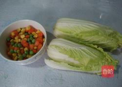 五彩娃娃菜的做法图解1