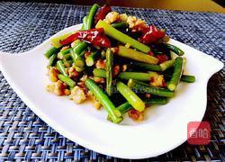 辣炒蒜薹肉沫的做法图解8