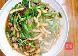 韭菜炒鱿鱼的做法图解6