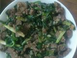 葱爆牛肉