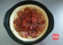 番茄酱版～培根红肠披萨〔9寸〕的做法图解17
