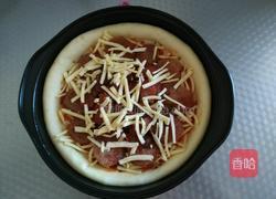 番茄酱版～培根红肠披萨〔9寸〕的做法图解18