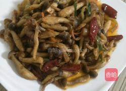 小炒蟹腿菇的做法图解11