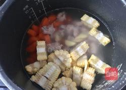 胡萝卜玉米排骨汤的做法图解3