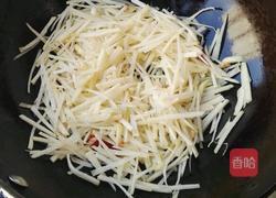 土豆丝炒粉条的做法图解7