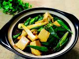 青蒜烧豆腐