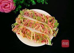 彩色鸟巢鸡蛋饼的做法图解7