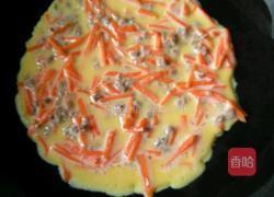 胡萝卜牛肉鸡蛋饼（宝宝辅食）的做法图解5