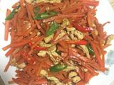 胡萝卜鸡丝