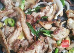 姜葱炒五花肉的做法图解4