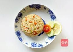 胡萝卜青瓜鸡蛋炒饭的做法图解10