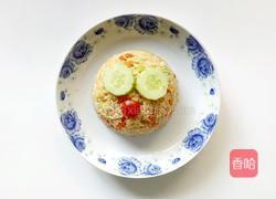 胡萝卜青瓜鸡蛋炒饭的做法图解15