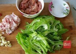 家常苦瓜炒肉的做法图解3