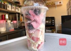 奶香水果酸奶杯的做法图解4