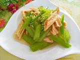 芹菜拌腐竹