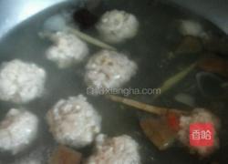 美味养生丸子汤的做法图解4