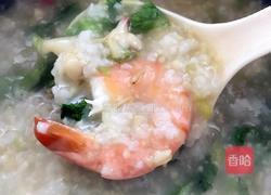香滑软糯的鲜虾蔬菜粥的做法图解3
