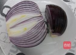 番茄肉酱意面配香蒜煎烟熏火腿的做法图解4