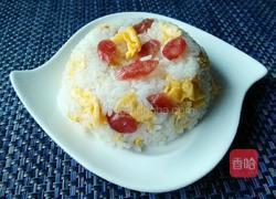 腊肠黄金炒饭的做法图解6