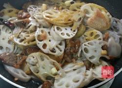 家常嫩藕炒肉的做法图解8