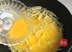 土豆丝鸡蛋饼的做法图解5