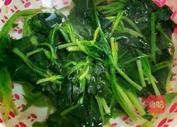 菠菜拌粉丝的做法图解2