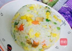 蔬菜蛋炒饭的做法图解10