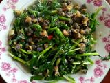 螺蛳肉炒韭菜