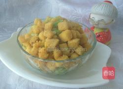 炒黄金发糕的做法图解11
