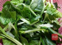 虾仁小白菜汤的做法图解2