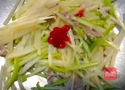 土豆尖椒炒肉的做法图解7