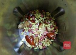 红枣花生豆浆的做法图解2